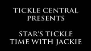 Star's Tickle Time With Jackie - F/F, Cruel Brunette Tickles Her Friend!