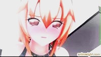 Two shemales 3D anime anal fucked