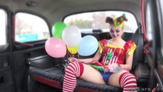 Cheated girlfriend bangs in fake taxi for revenge