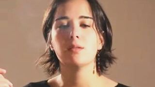Alejandra Black Smoking
