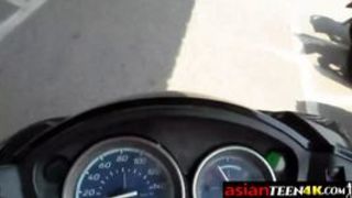 Sex tourist is licking and playing with this tiny Asian teen pussy