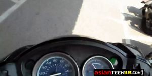 Sex tourist is licking and playing with this tiny Asian teen pussy