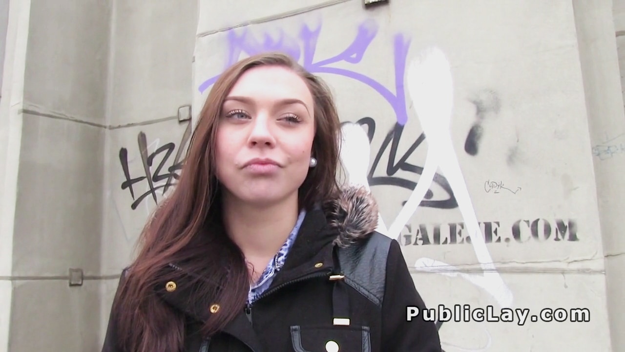 Czech amateur flashing and fucking in public
