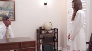 Teen mormon fingers herself for bishop