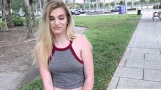 Sexy Crystal Young gets nasty with a stranger in public