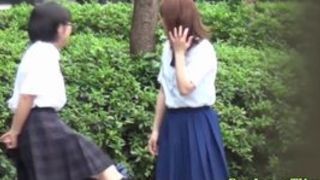 Kinky asian teen pissing