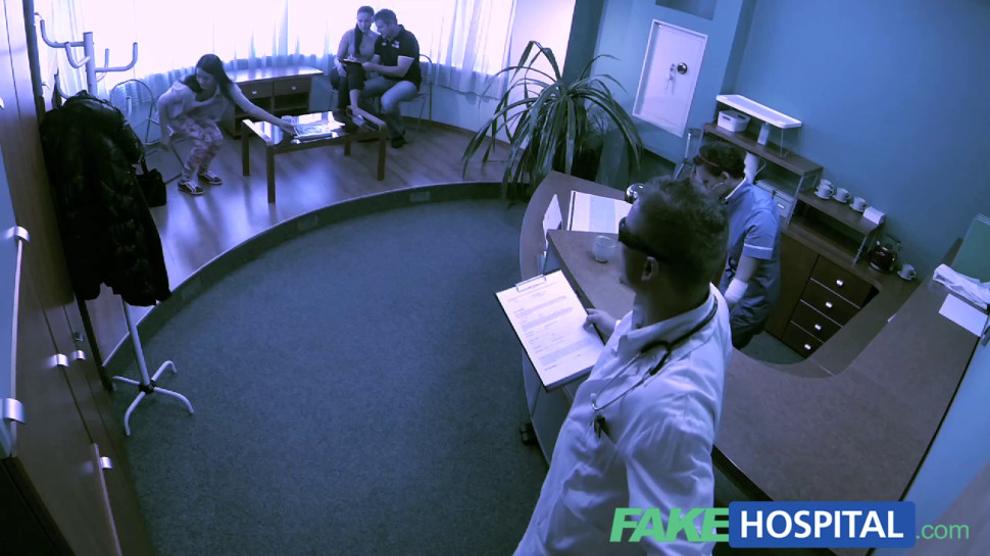 FAKE HOSPITAL - Sales rep caught on camera using pussy to sell hungover doctor pills