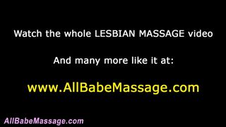 Lesbo gets tongue massage