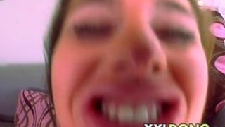 VIOLATING Cathy Heaven with Big Monster