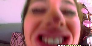 VIOLATING Cathy Heaven with Big Monster