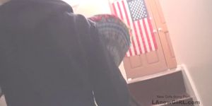Blonde girl comes at modeling audition and gets fucked