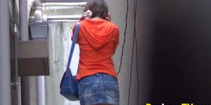 Panties asian piss alley