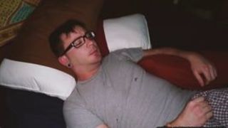 Sneaking into stepsisters room for a surprise blowjob