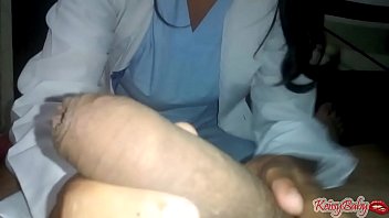 The doctor cures my impotence with a mega suck