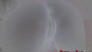 Teen sucks black schlong and rides