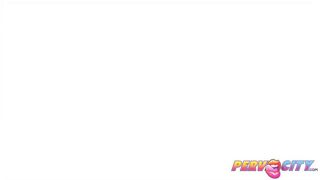 PervCity Tattooed Aria Rae and Sparky Have An Anal Menage (Sparky Sin Claire)