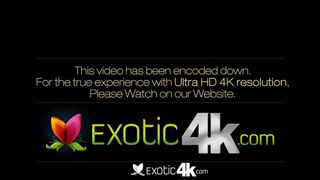 EXOTIC4K - Oiled body and pussy showered with cum for Chloe Amour
