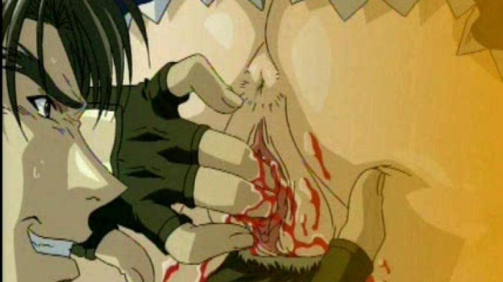 Little hentai maid fucked in her tiny holes