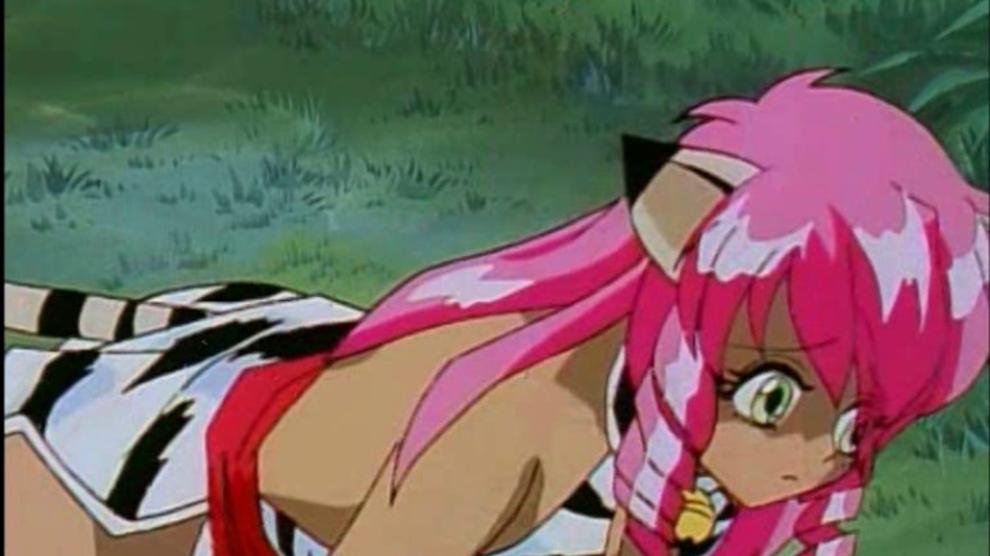 Busty hentai girls caught by monster robots