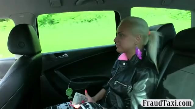 Taxi guy offers cute girl money for sex