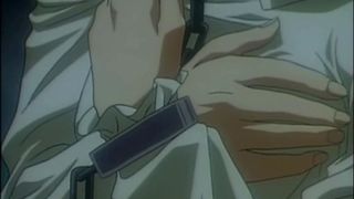 Captive anime gets squeezed her big tits