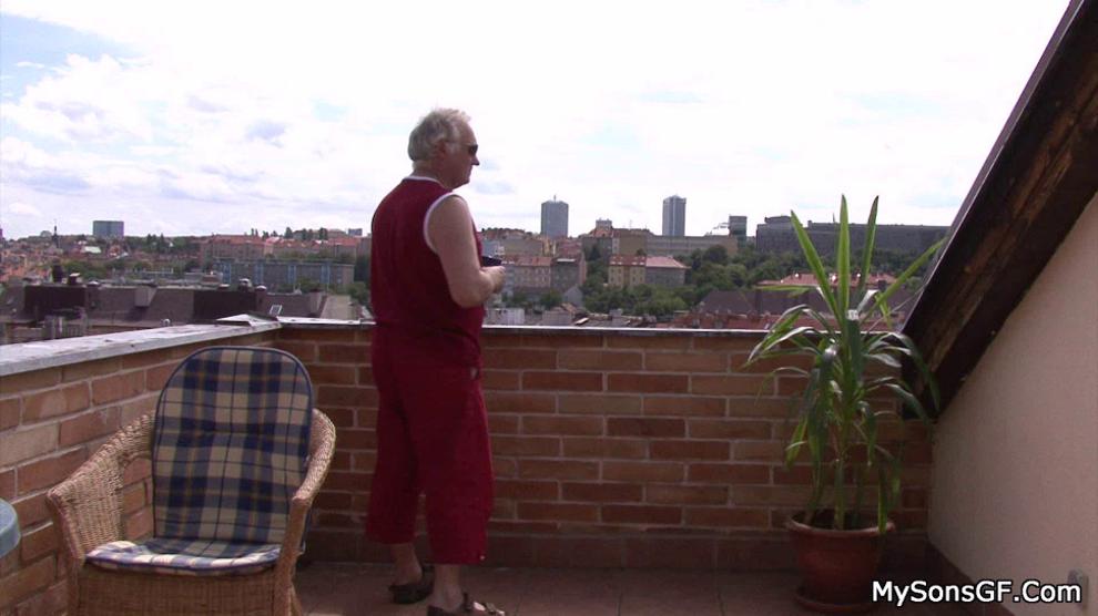 MY SONS GF - Horny old man and girlfriend