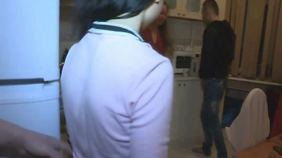 YOUNG SEX PARTIES - Four-way with ex and his new gf
