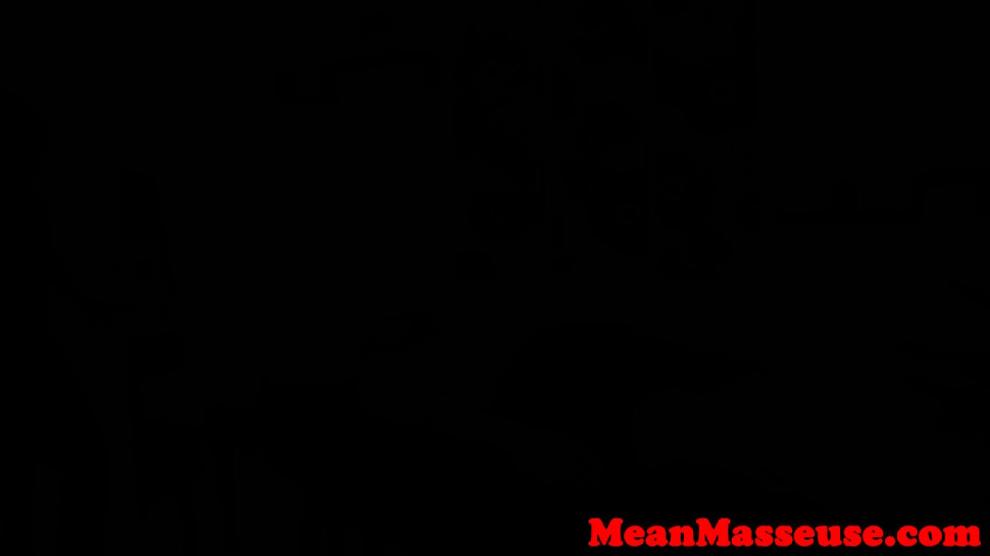 MEANMASSAGE - Cum controlling masseuse dominates patient
