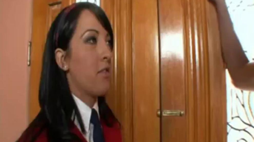 Deena Daniels the naughty schoolgirl takes some meat in her pussy (Deena Daniels)