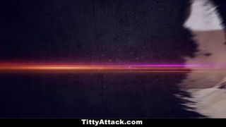 TittyAttack - Tight and Wet Teen Fucks Big Cock - Titty Attack