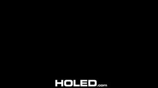 HOLED - Alyssa Cole and her well prepped asshole fucked by bf