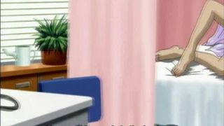 Anime redhead getting laid with toys