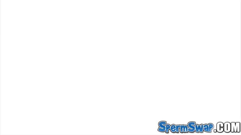 SPERM SWAP - Horniest babes EVER get gangbanged and swap it all