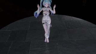 MMD ?? night kiss Miku