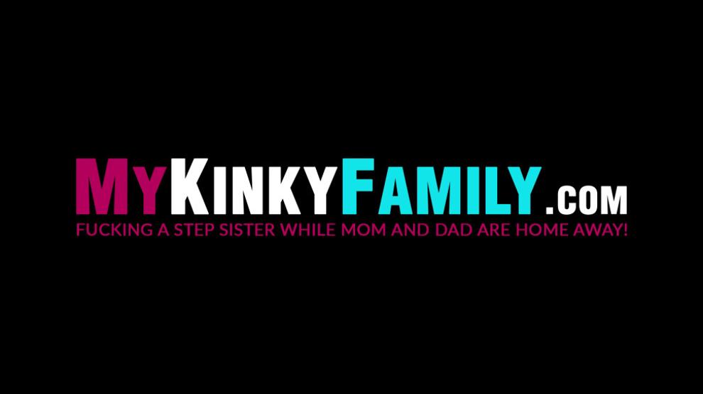 MY KINKY FAMILY - Teen jizz guzzler sliding on stepbro cock with vigor