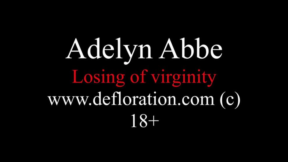 Hardcore losing of virginity Adelyn Abbeo