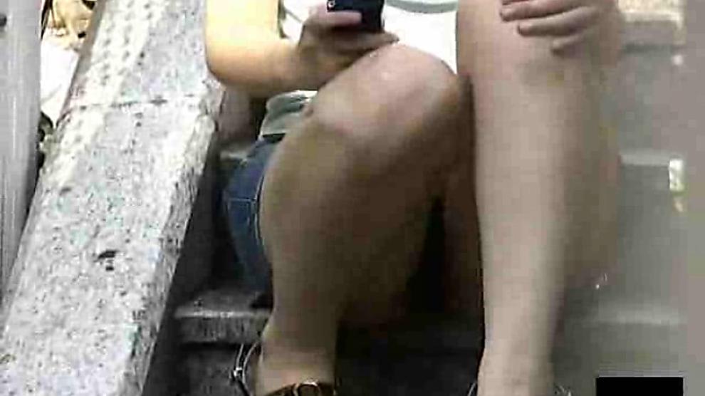 Journey of the Asian Girls bending over