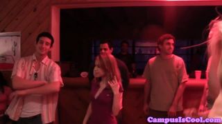 CAMPUS IS COOL - College teen amateurs fucked and jizzed on