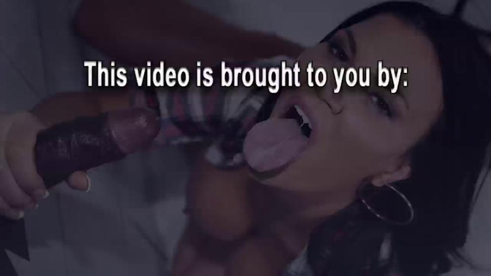 Busty slut sucking dick