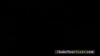 SHAKE THE SNAKE - Redhead girlfriend doggy styled in erotic duo