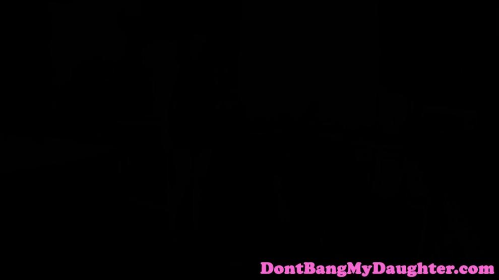 DONT FUCK MY DAUGHTER - Facialized teen ass fingered while fucking