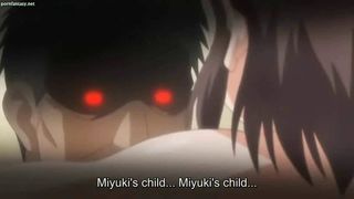 Pervert anime babe with milky boobs - video 1