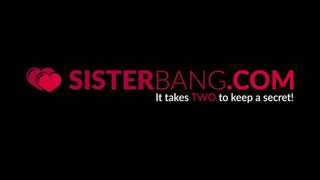 SISTER BANG - Stepsis Selena Stone pussy fucking and POV blowjob