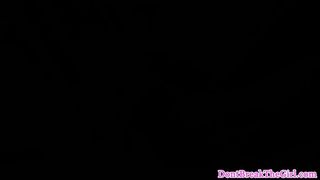 DONT BREAK THE GIRL - Tiny fitness teen pussy fucked on gym equipment