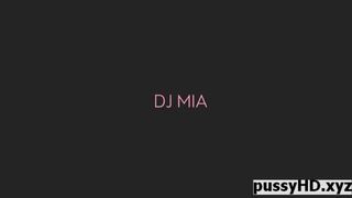 Teen DJ Mia has a hot tight pussy