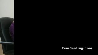 Horny stud bangs female agent - video 1