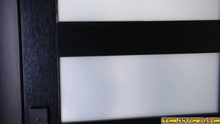 Gianna Dior grinds up on stepdads dick and wants it in her mouth