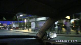 Cheated girlfriend fucking in fake taxi pov