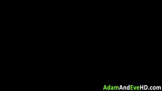 ADAMANDEVETV - Tat ebony babe creamed