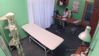 Doctor with cam fucks busty blonde pov